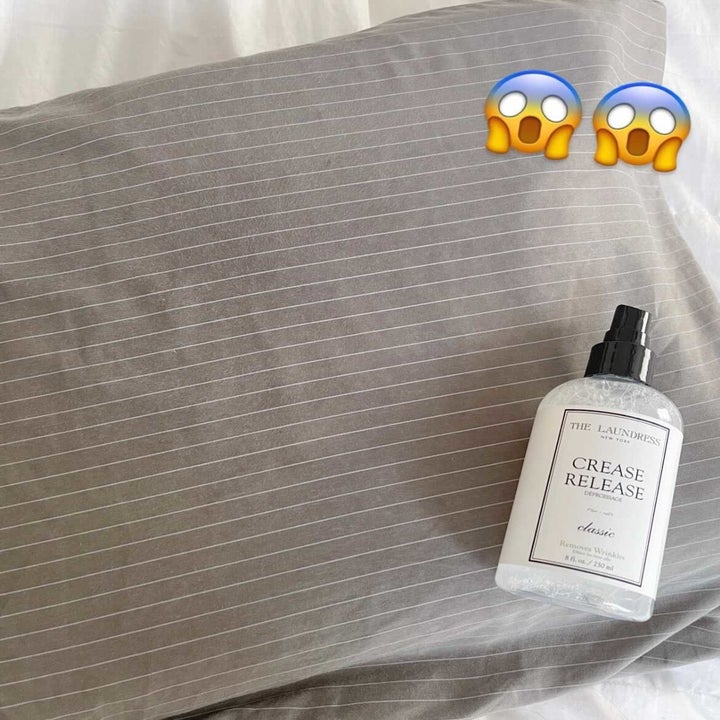 The pillow case without wrinkles