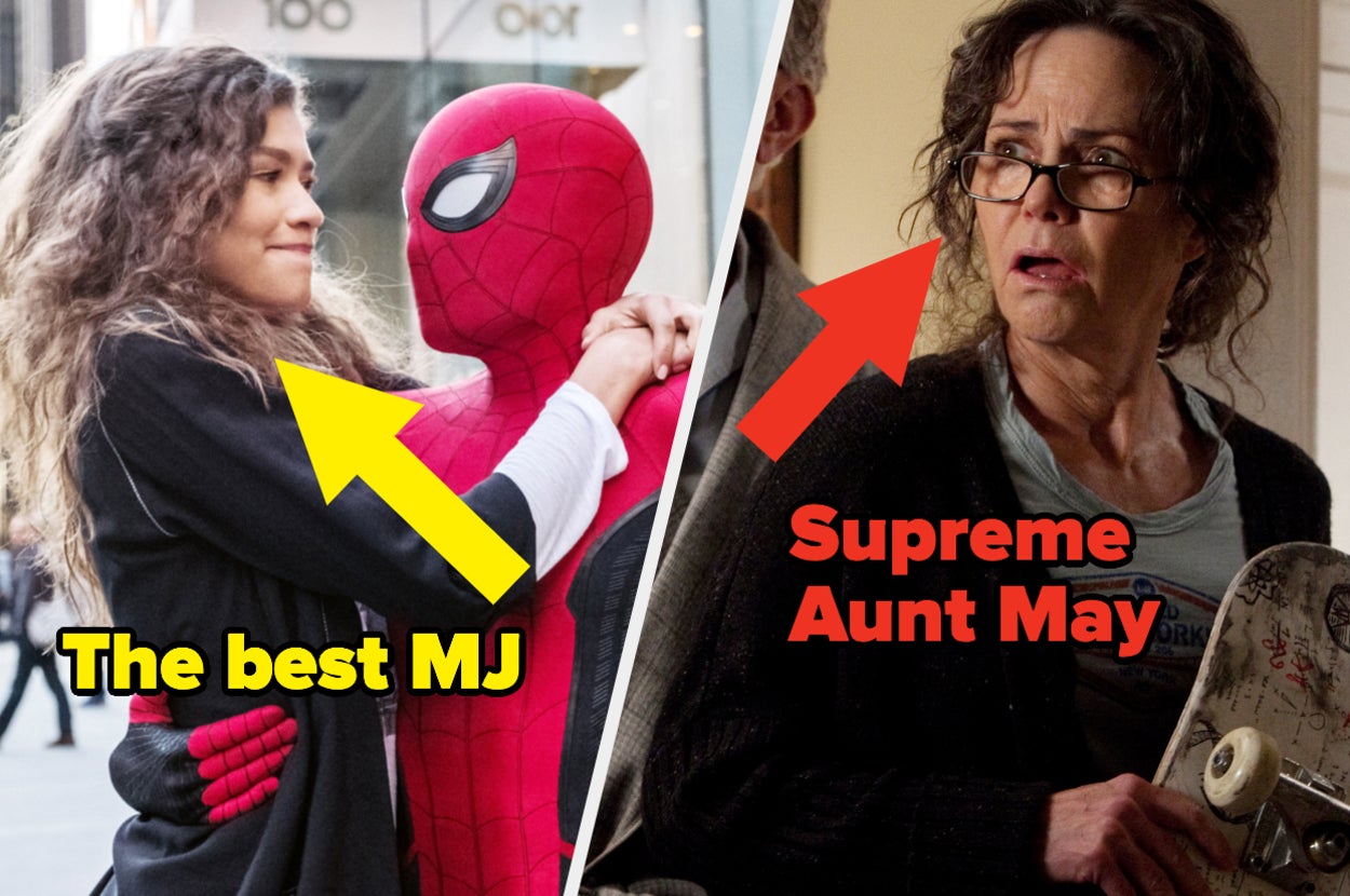Zendaya as MJ and Sally Field as Aunt May