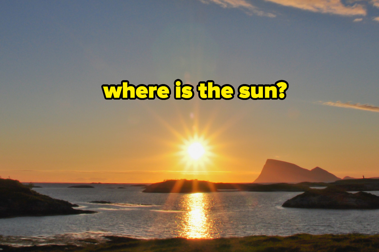 &quot;where is the sun?&quot; over the midnight sun in norway