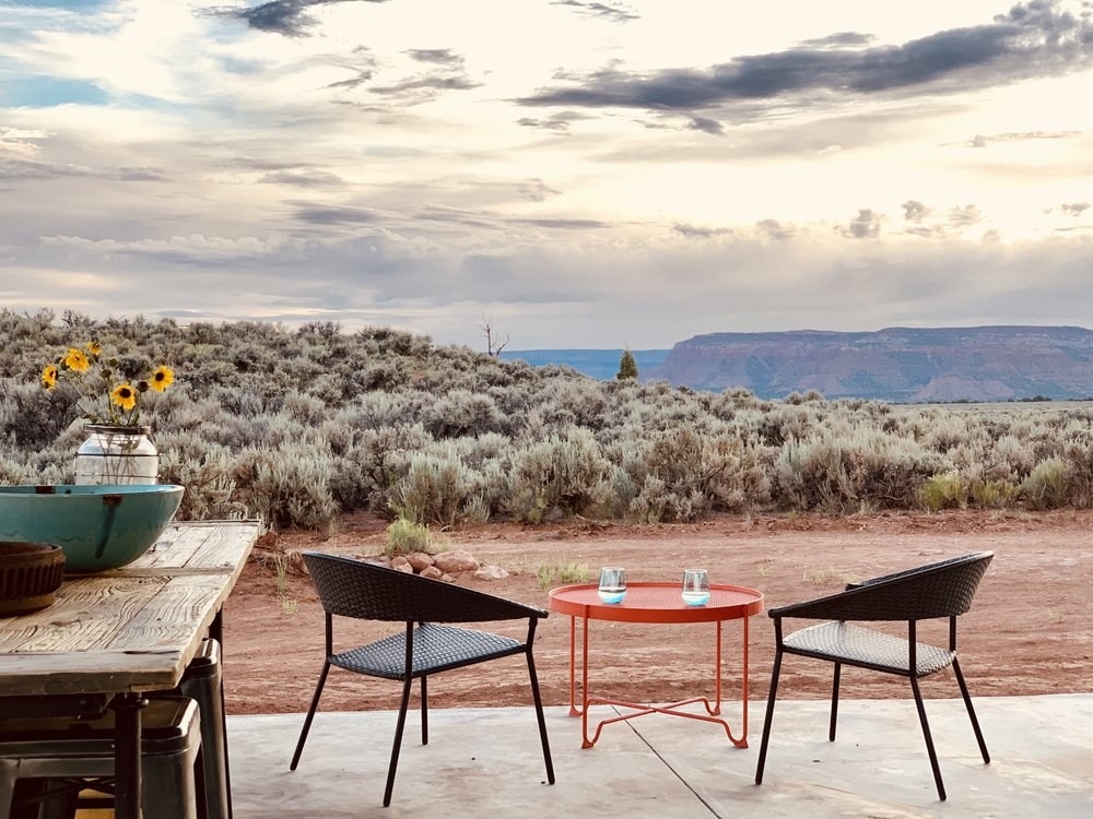 A scenic lookout at Dark Sky RV campground.