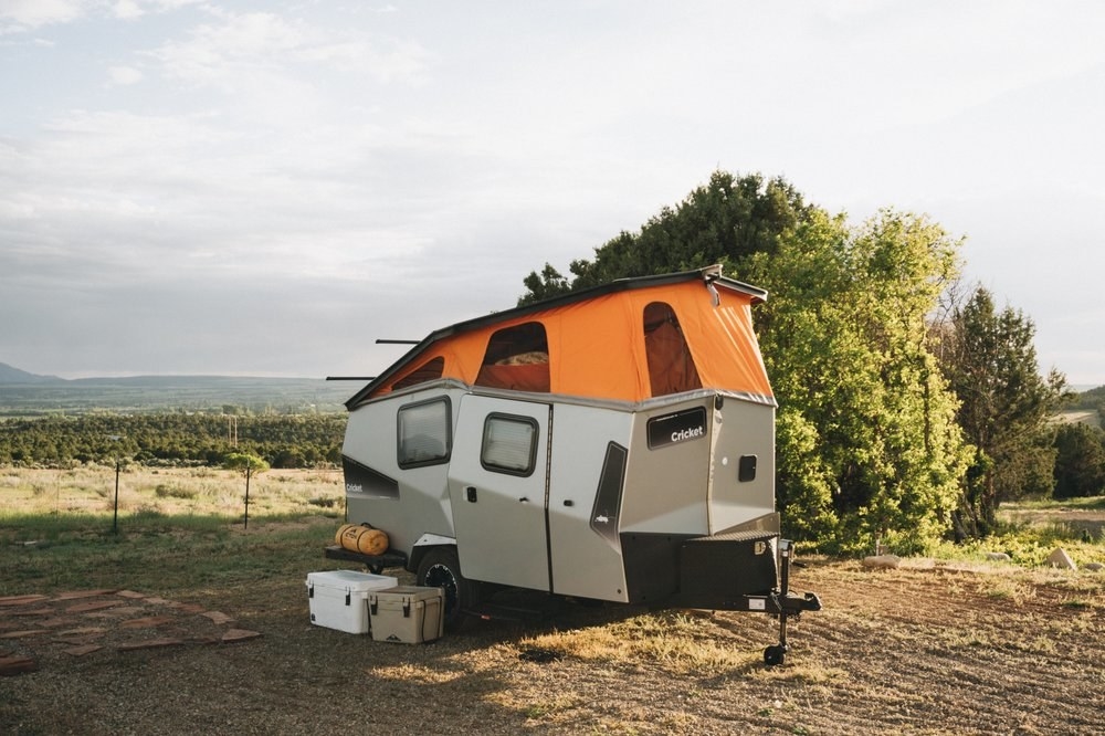 An RV parked at The Views.