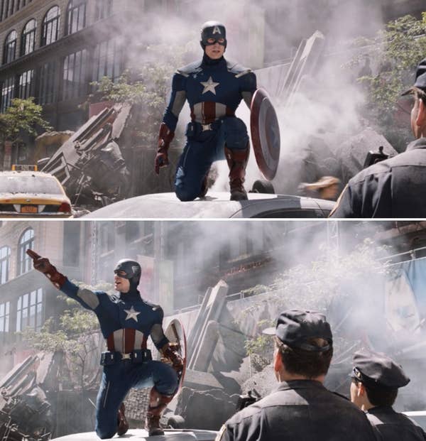 Stills from the Avengers