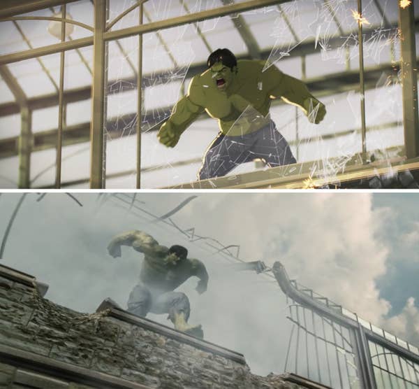 Stills of the Hulk