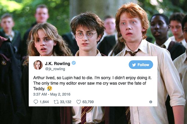 J.K. Rowling Told Us on Twitter When Harry Potter's Kids Went to