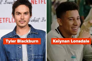 Tyler Blackburn and Keiynan Lonsdale