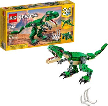 The dinosaur lego set