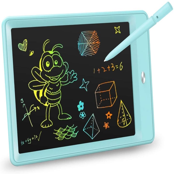 The blue writing tablet with an LCD screen
