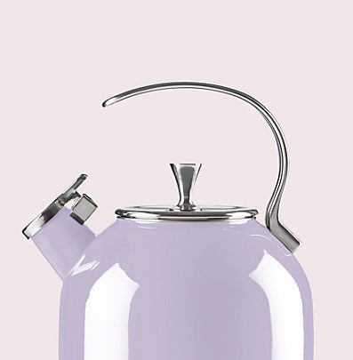 Lavender tea kettle