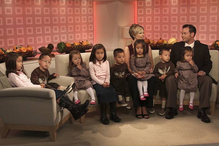 The family on a morning show