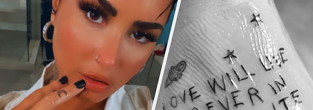 Demi Lovato Unveils A Meaningful New Hand Tattoo