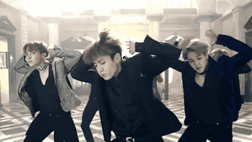 BTS dancing
