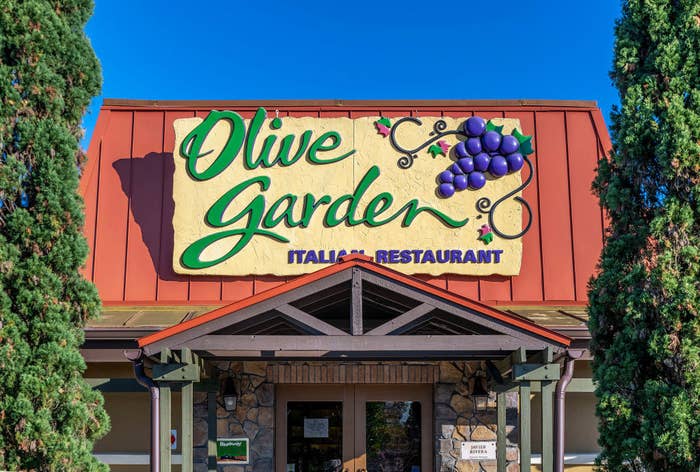 The front of Olive Garden