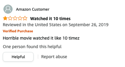 67 Spectacularly Bad Amazon Reviews For Great Movies