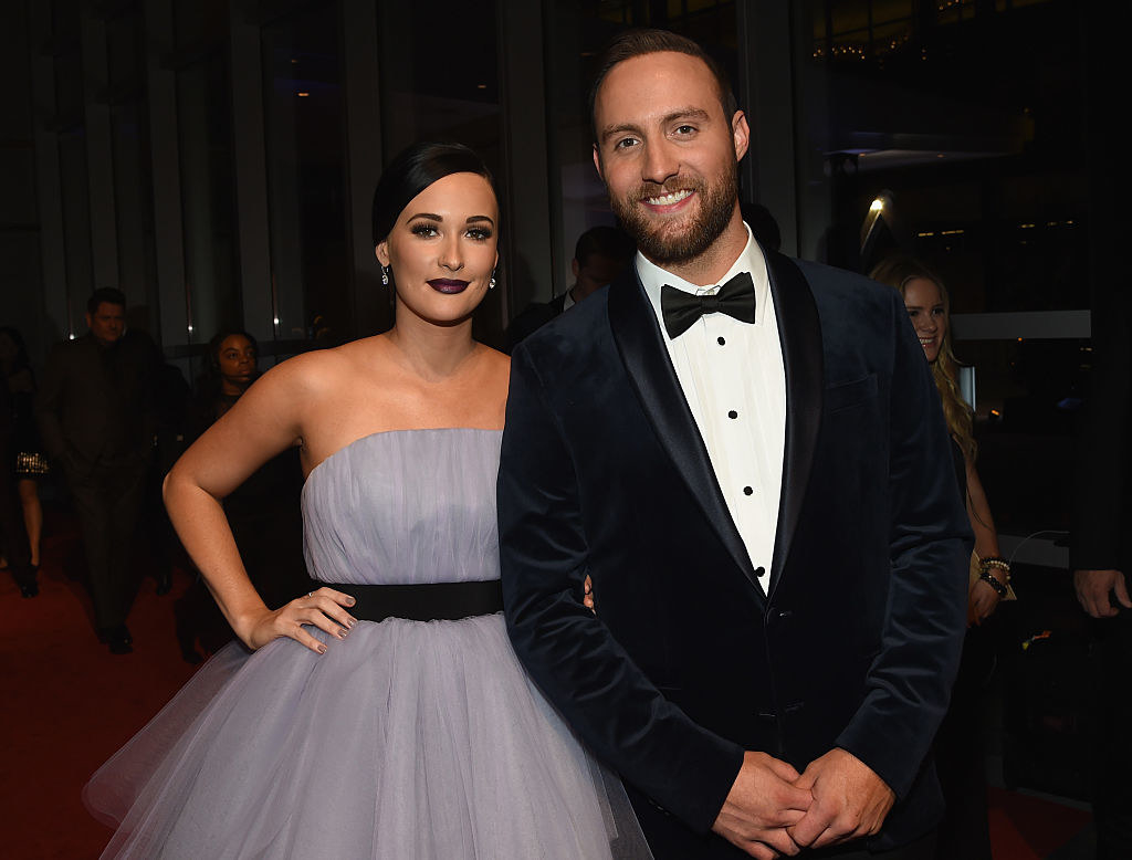 Kacey Musgraves and Ruston Kelly attend the 50th annual CMA Awards