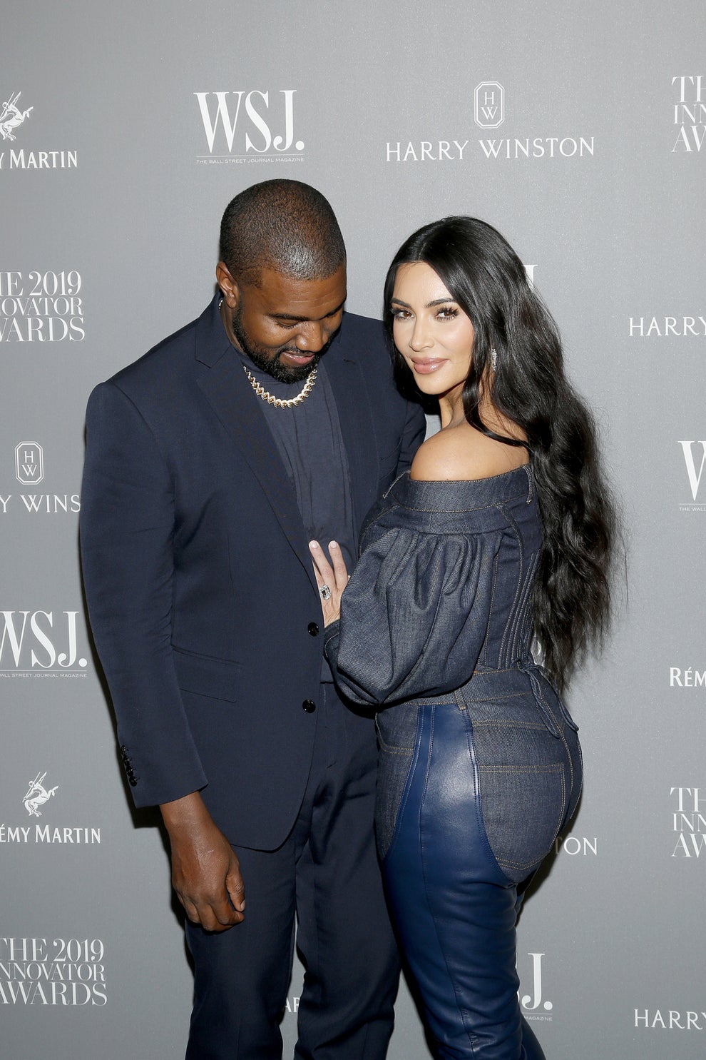 Kim Kardashian Wore A Wedding Dress At Kanye West’s Album Listening Party