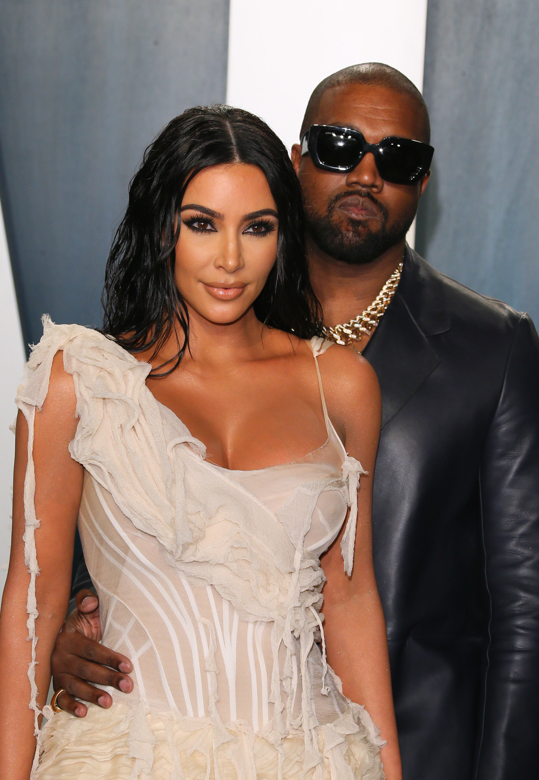 Kim Wore a Balenciaga Wedding Gown to Kanye's Donda Event