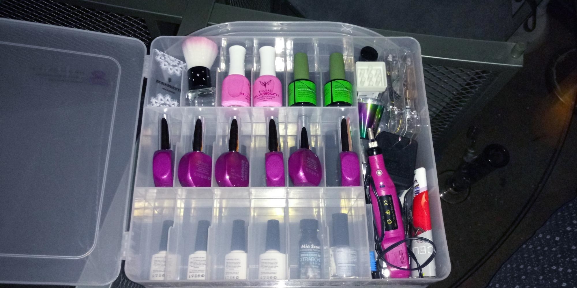 Review image of nail polish in the makartt nail polish organizer