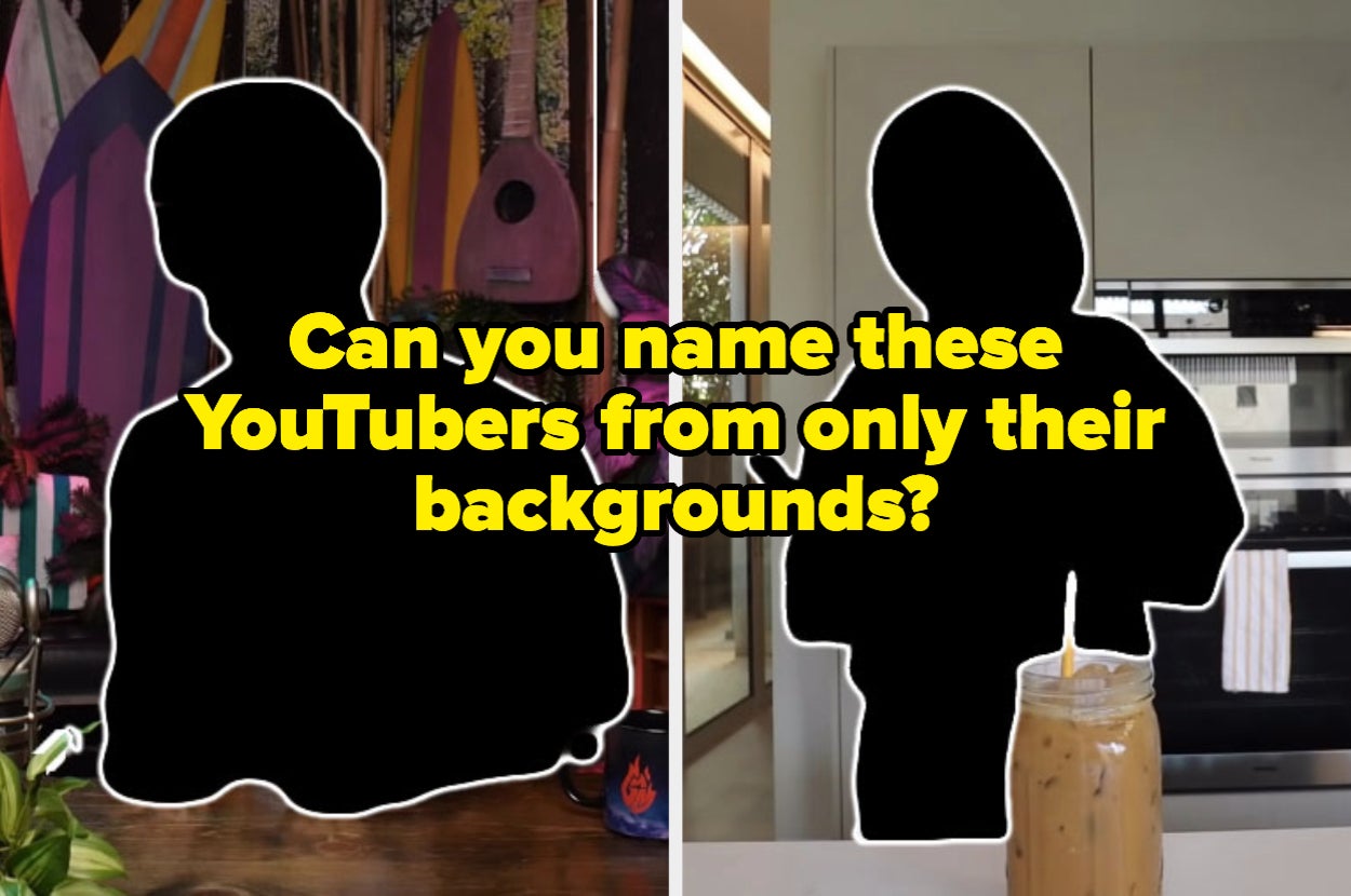 Can you name these YouTubers from only their backgrounds?