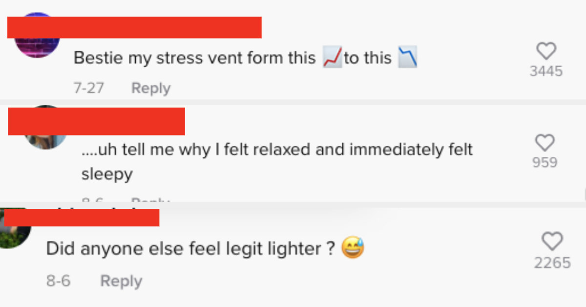 One person commented, &quot;Did anyone else feel legit lighter?&quot;