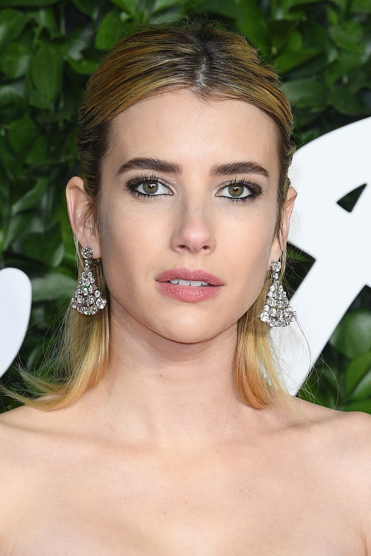 Emma Roberts is pictured at The Fashion Awards in London in 2019