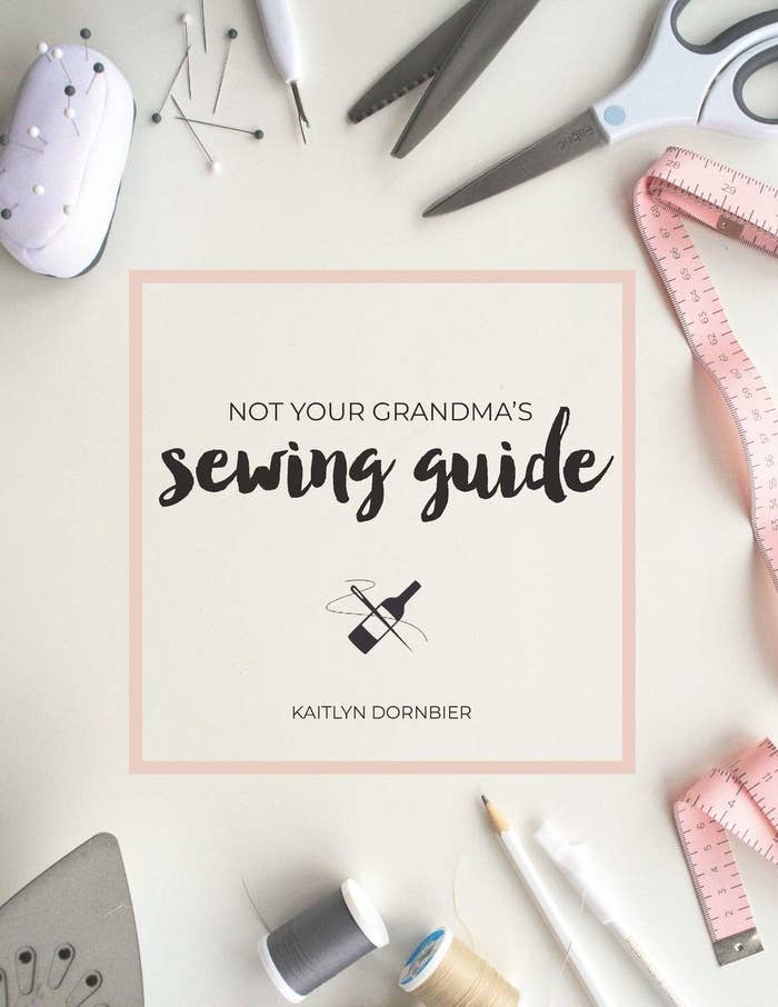The cover of not your grandma&#x27;s sewing guide