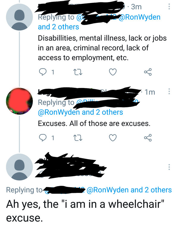 &quot;Ah yes, the &#x27;i am in a wheelchair&#x27; excuse