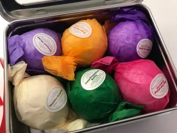 Reviewer image of bath bombs set
