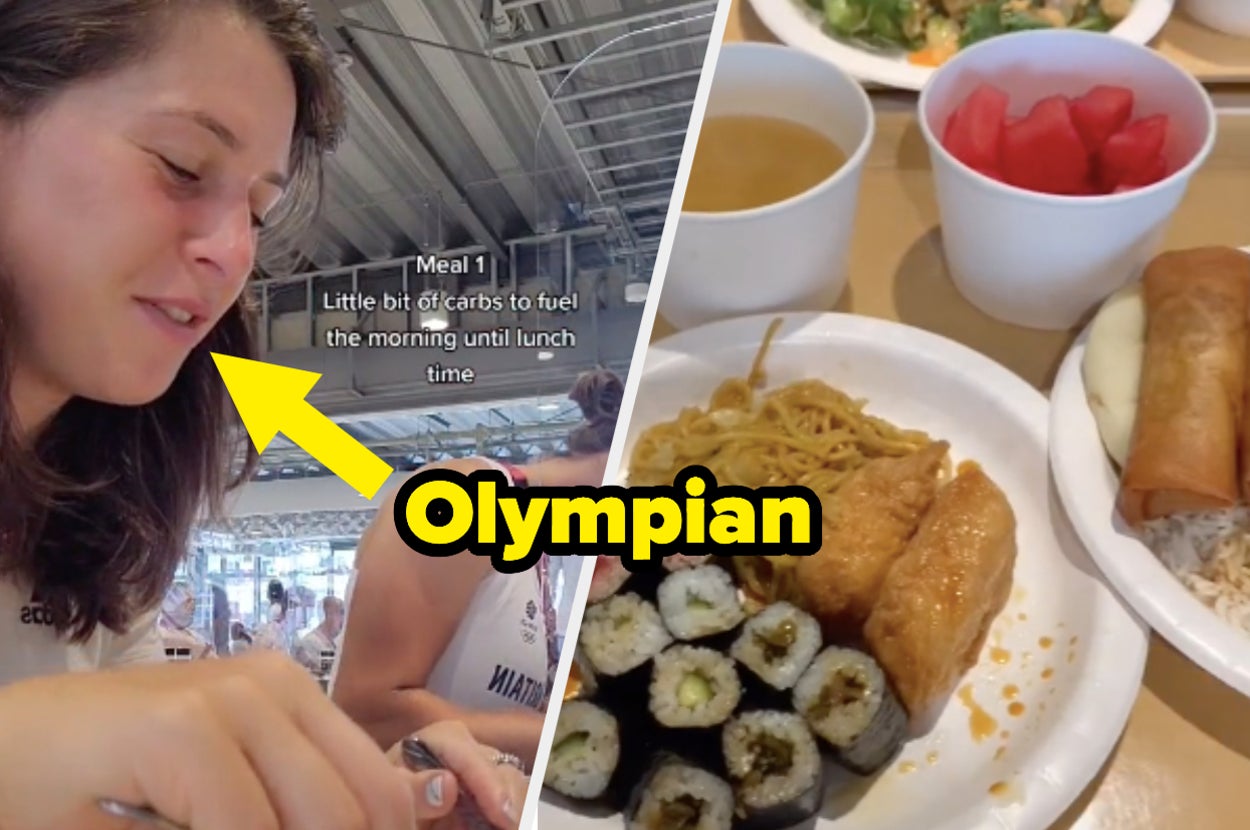 Olympic athlete discussing what she eats in a day 