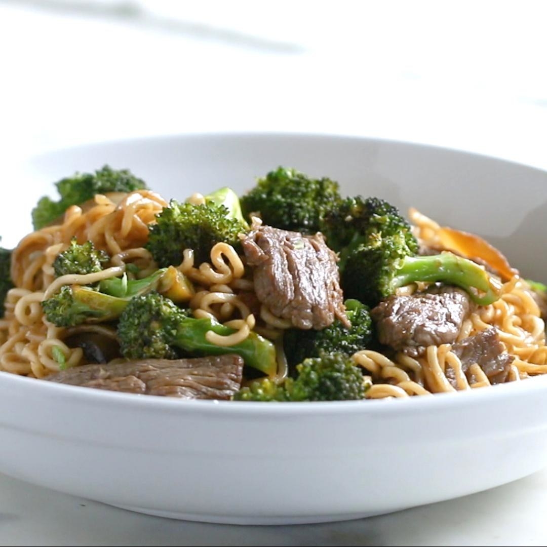 20-Minute Beef And Broccoli Noodle Stir-Fry