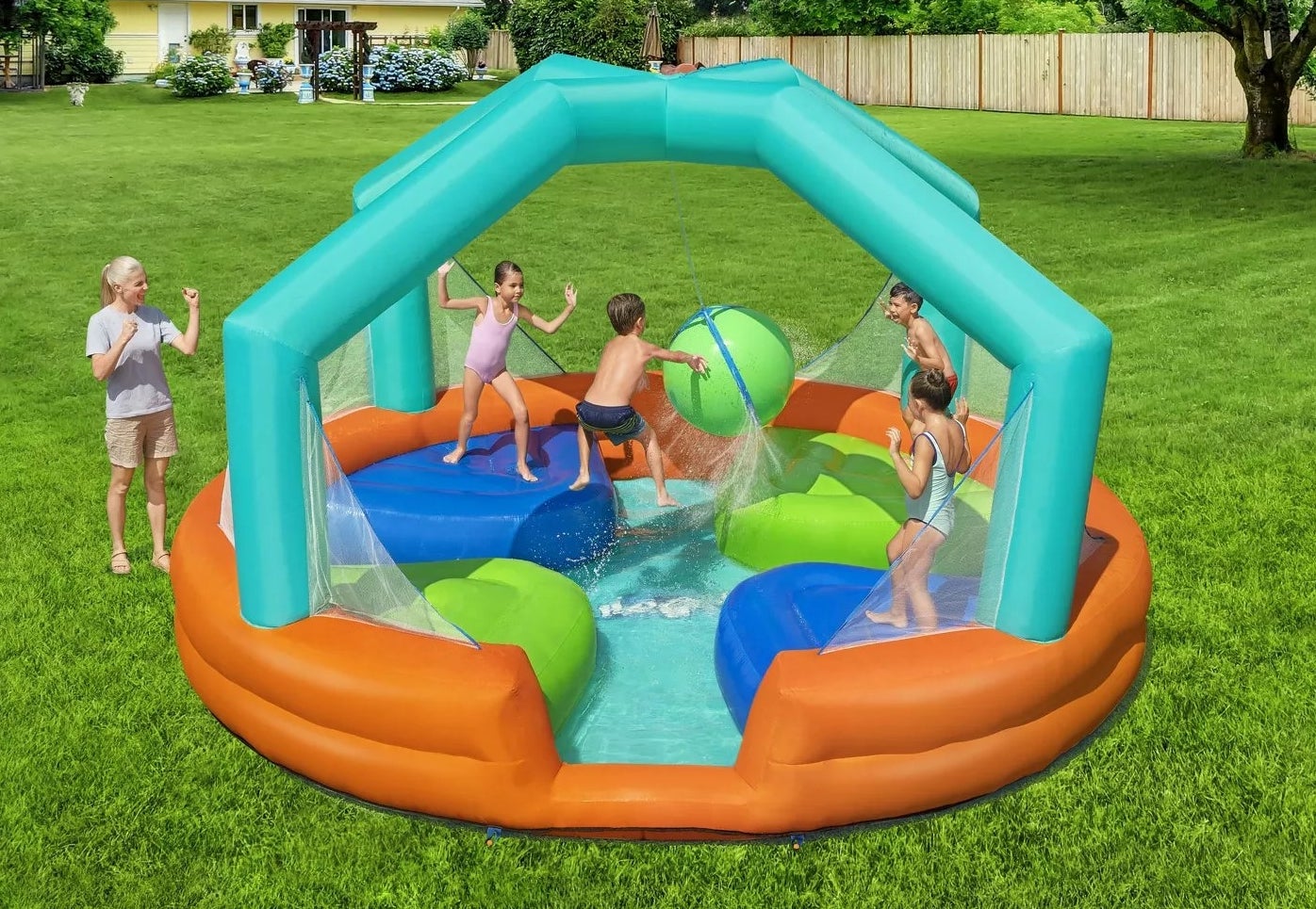 The bounce house