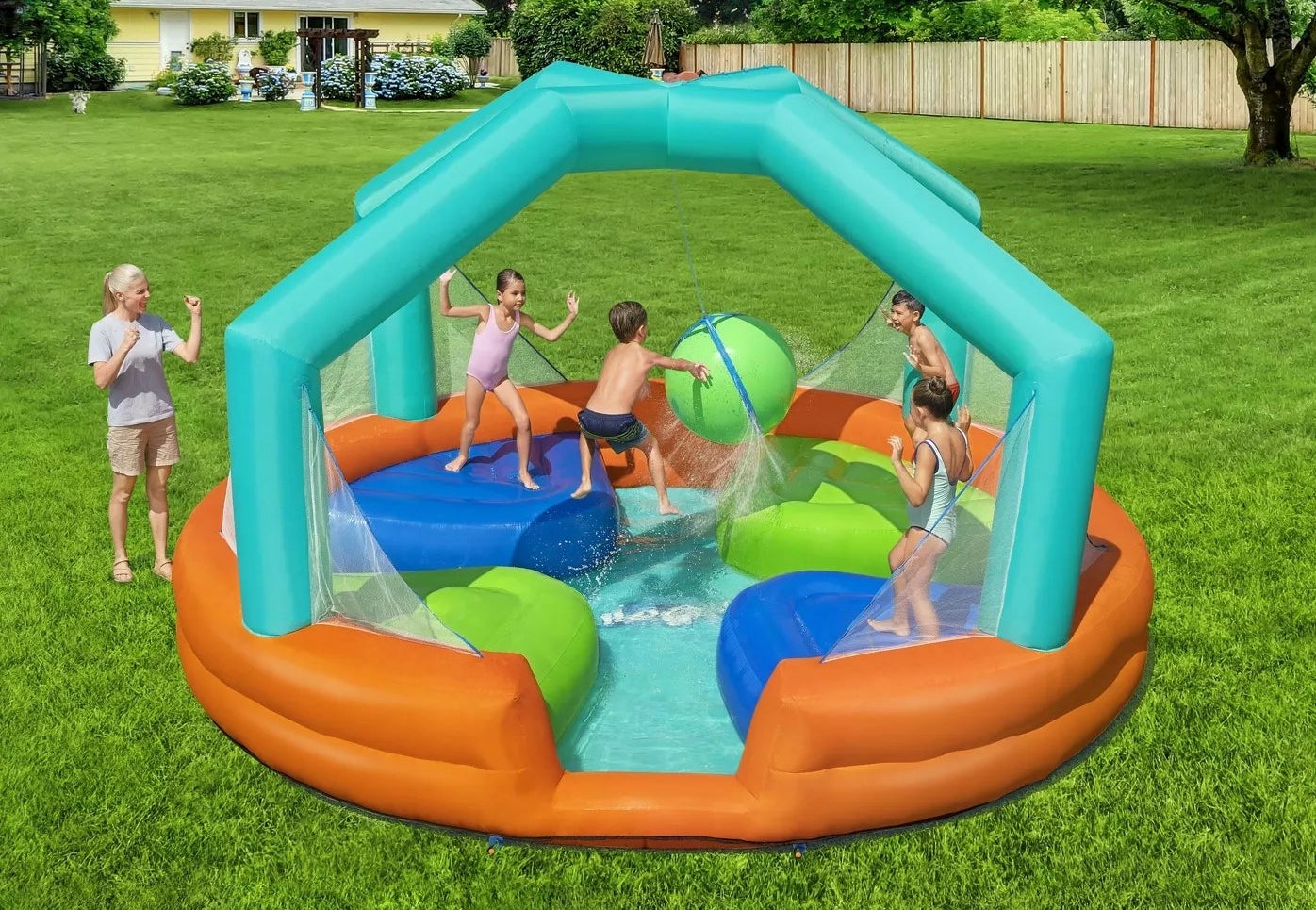 The bounce house