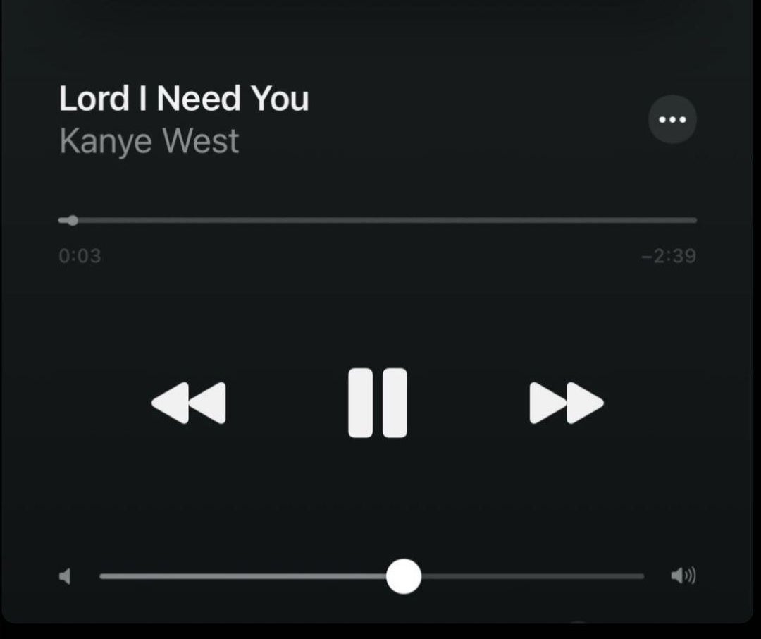 Volume for &quot;Lord I Need You&quot; midway across