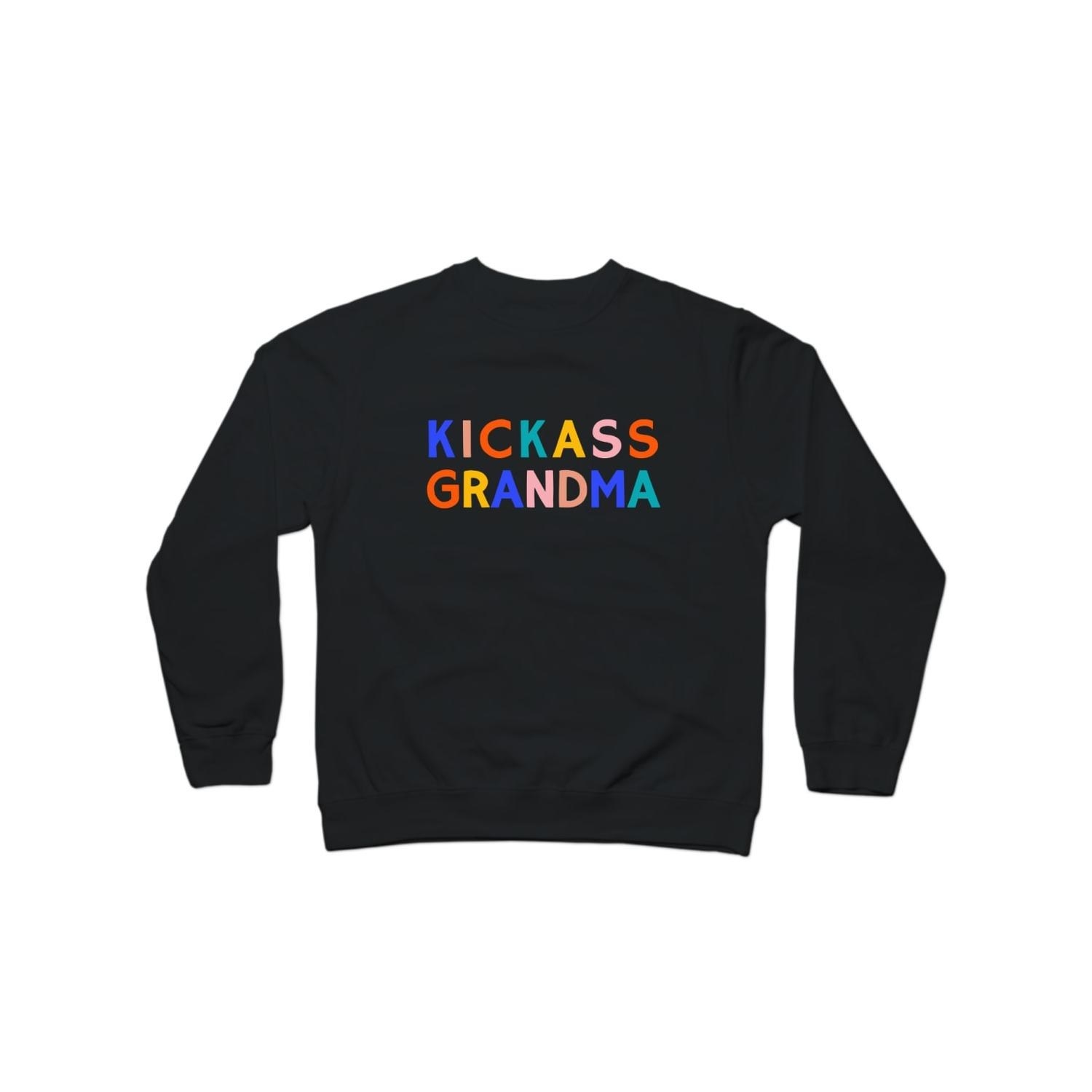 The sweatshirt in the color Black