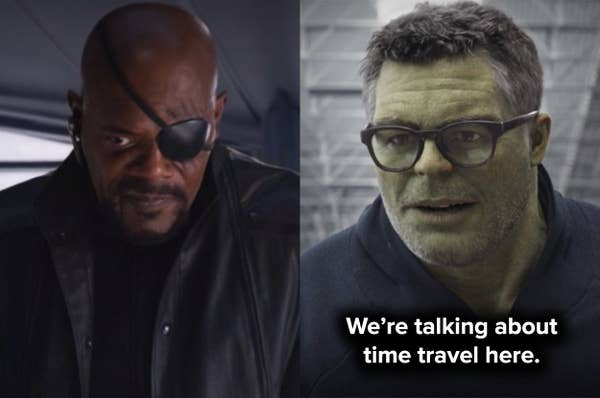 Hulk reminds the Avengers they're talking about time travel