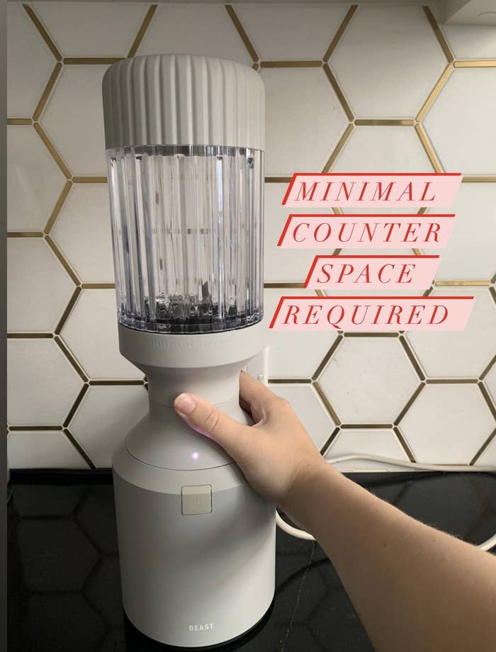 I Love This Counter-Friendly Blender, And Not Just Because It's Like,  Really Pretty