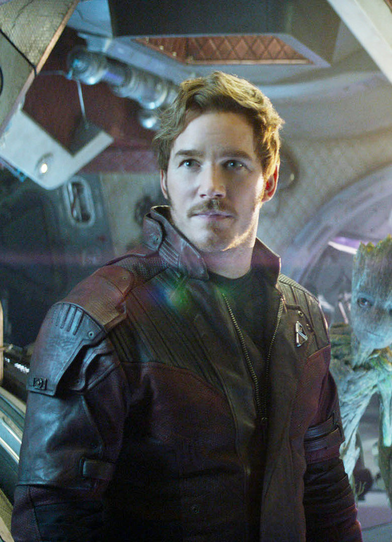 Star-Lord wearing his outfit