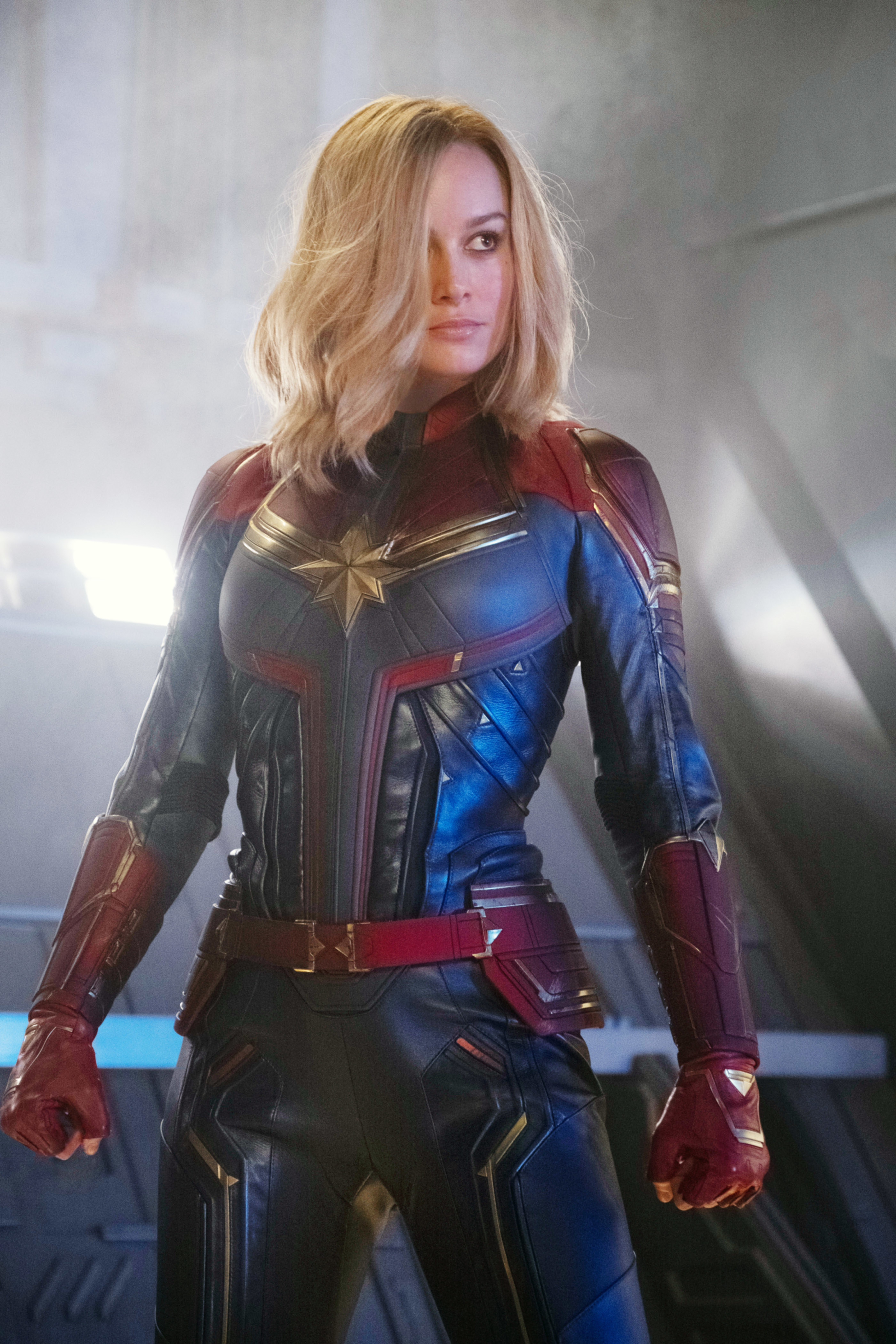 Captain Marvel wearing his classic outfit