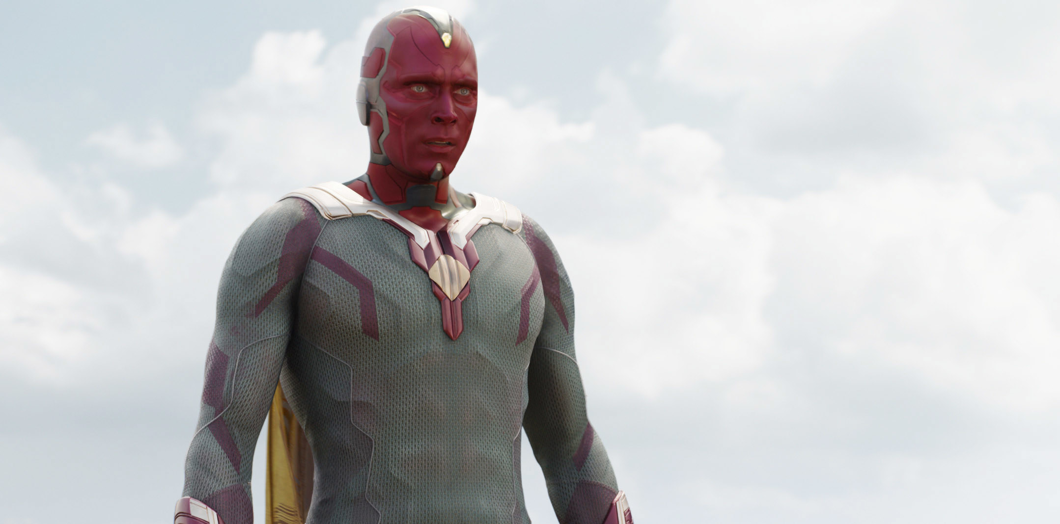 Vision wearing his suit