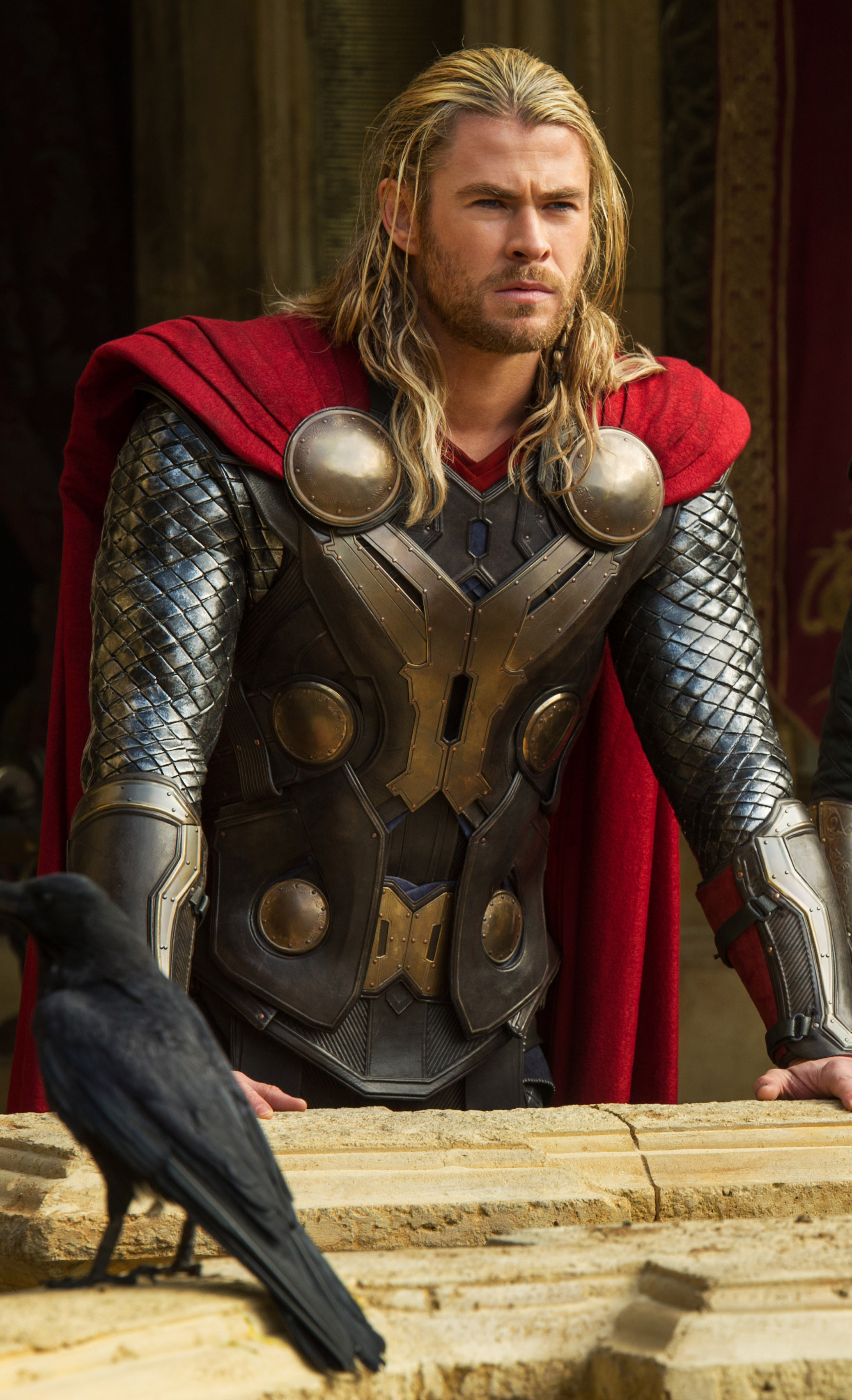 Thor wearing his classic outfit