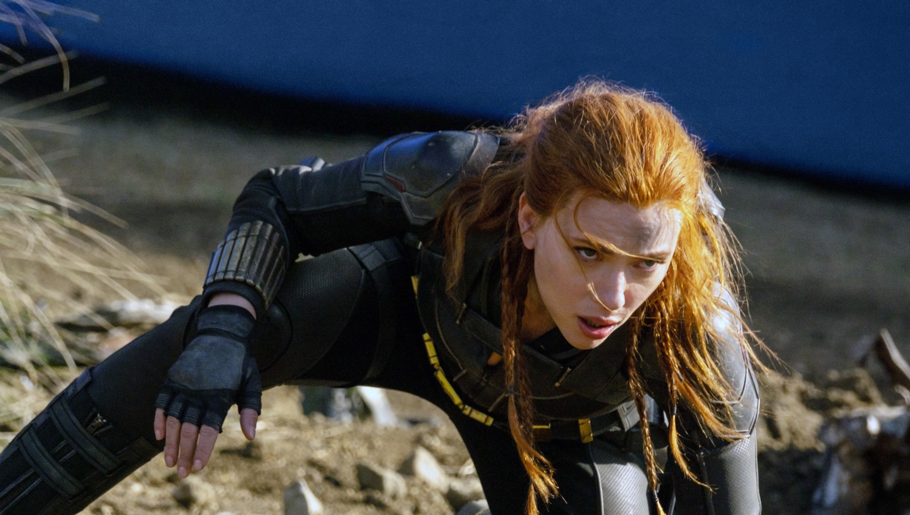 Black Widow wearing her newer outfit