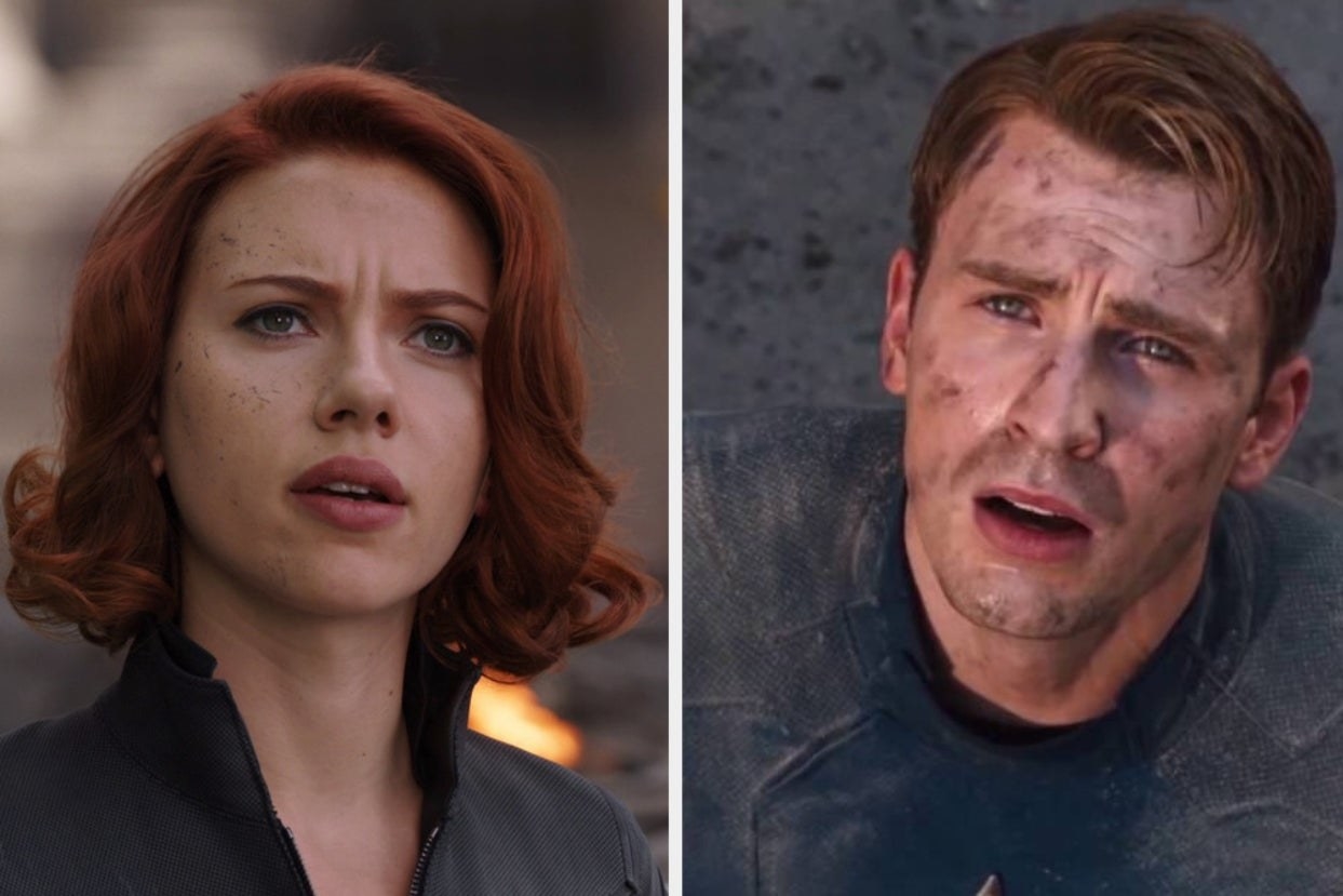 Black Widow and Captain America