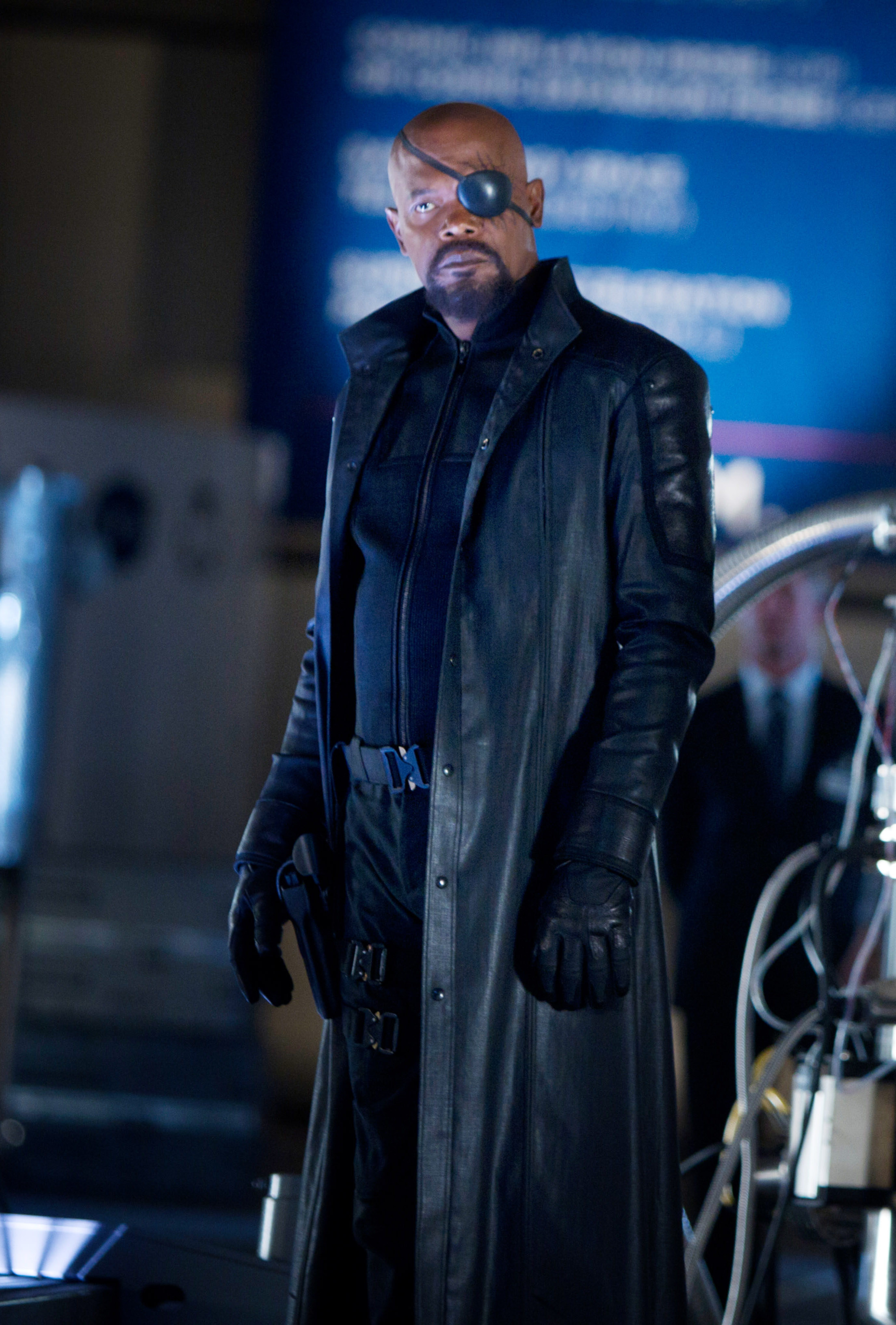 Nick Fury in his classic outfit