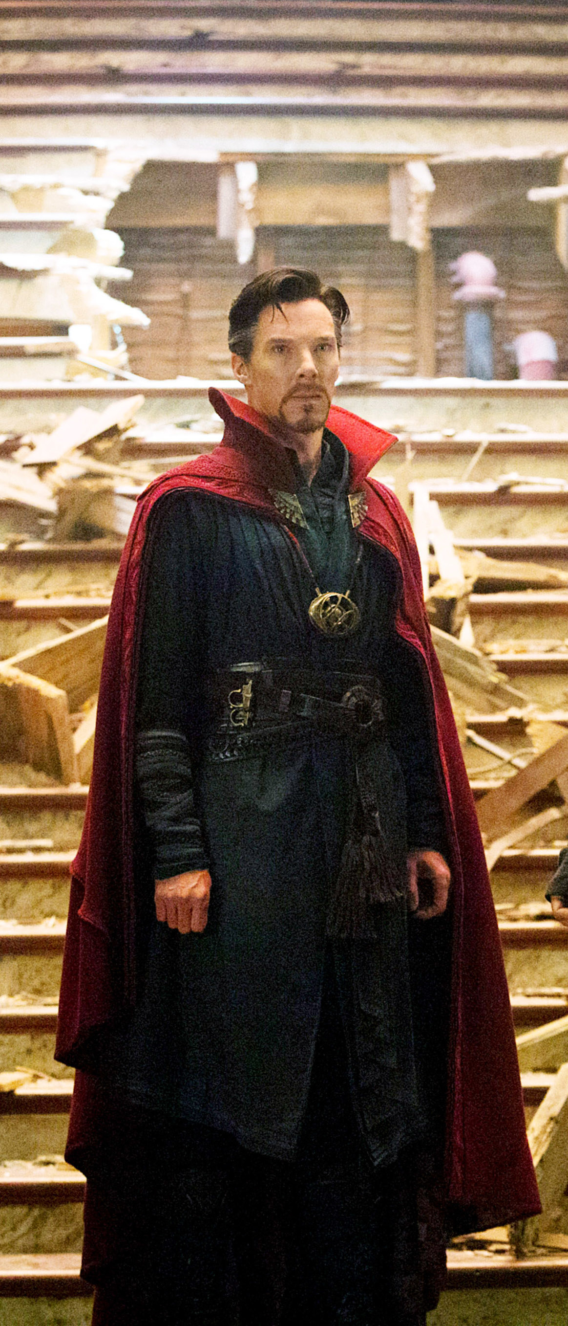 Doctor Strange wearing his classic outfit