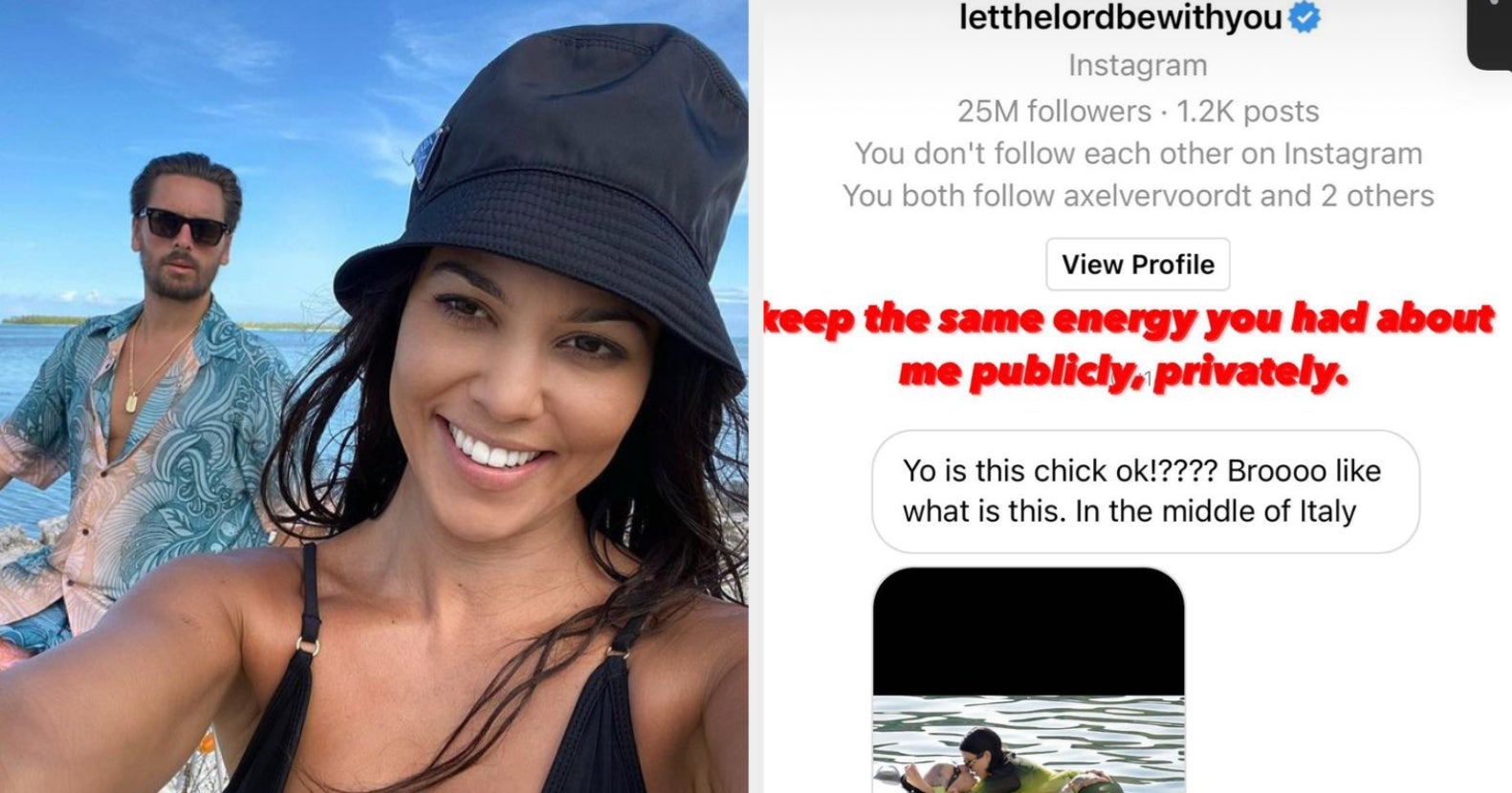 Kourtney Kardashian’s Ex-Boyfriend Publicly Exposed Scott Disick For Sending Him A Direct Message Dragging Her PDA With Travis Barker And It’s Unbelievably Awkward - BuzzFeed News