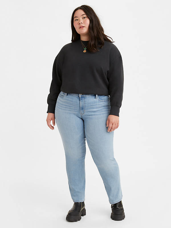 A model wears the jeans