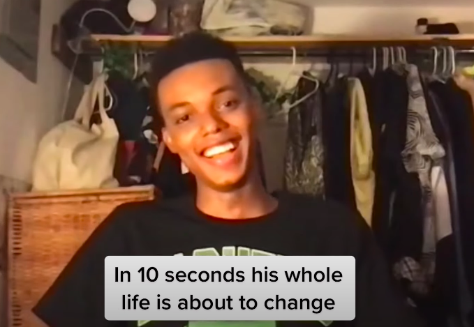Jabari with the caption &#x27;In 10 seconds his whole life is about to change&#x27;