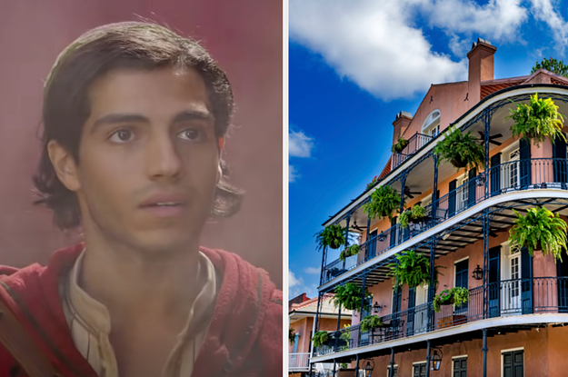 Aladdin is on the left facing the French Quarters in New Orleans