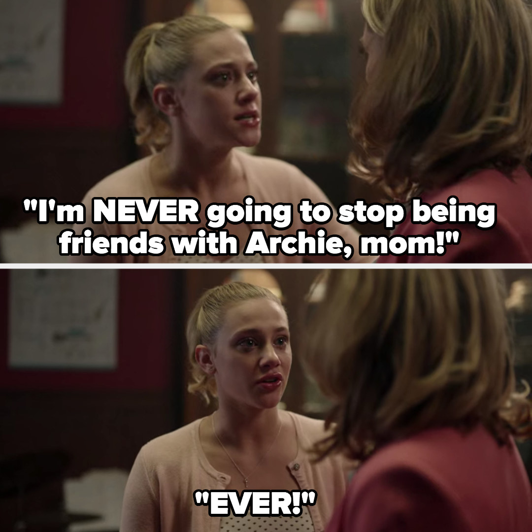 Betty tells her mom she&#x27;s never going to stop being friends with Archie