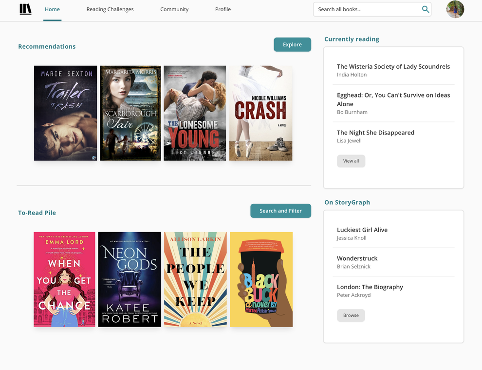 Story Click Good First The Storygraph App Versus Goodreads Account