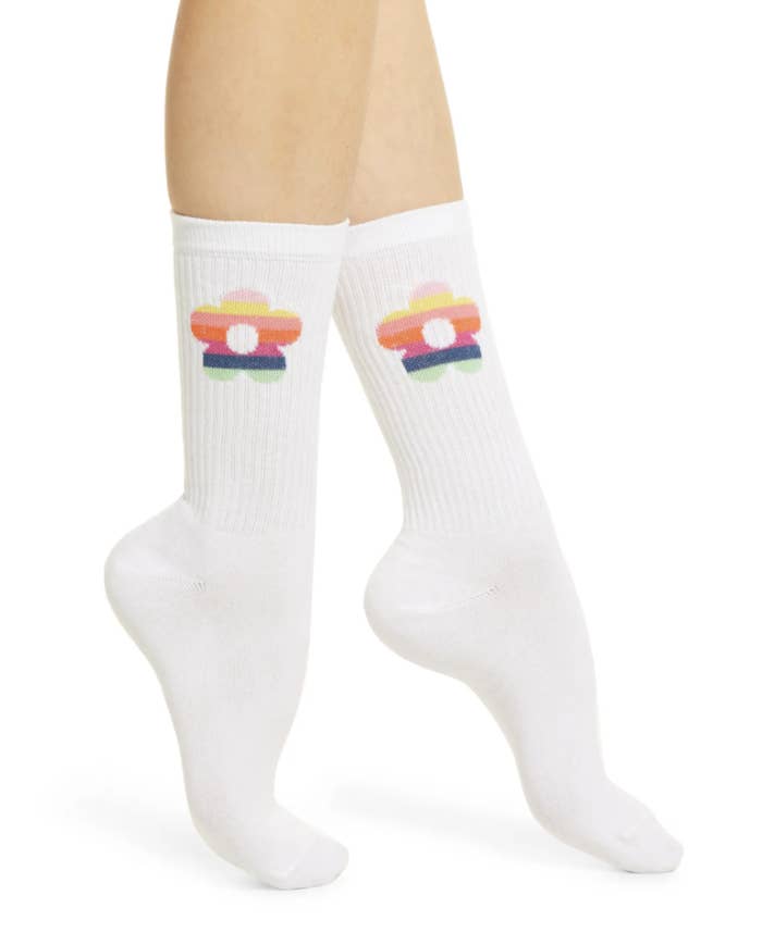 model wearing socks